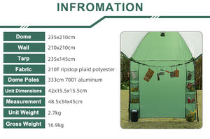 Auvent de voiture de nouvelle conception pour SUV, auvent léger pour camionnette, auvent de hayon, abri solaire imperméable pour véhicule - Product Image 4