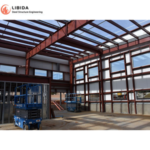 Bâtiment préfabriqué en acier moderne pour salle et atelier, taille et couleur personnalisables, certifié CE - Product Image 3
