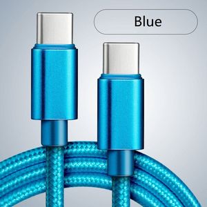 1M 66W USB <b>Type</b> <b>C</b> <b>Cable</b> Nylon Braided 6A USB <b>C</b> Fast <b>Charging</b> Data <b>Cable</b> for Mobile Phones - Product Image 6