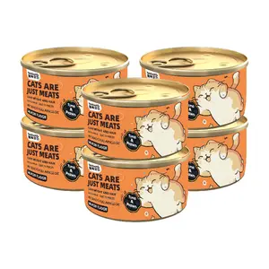 Promotional top-quality halal Felix USA Fancy wanpy wholesale flavor enhancer fluffy cheap soft gourmet pet food cat wet food