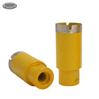 Scie cloche diamantée à connexion filetée pour perçage de carreaux de porcelaine, granit, marbre, verre – Usage intensif