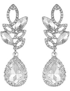 Venta al por mayor todos los pendientes colgantes de moda baratos hechos a mano flor imitación plata oro joyería para mujeres lágrima Bisutería - Product Image 1
