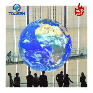 Màn hình LED hình cầu 360 độ TOOSEN, tùy chỉnh kích thước P3, tường video LED hình cầu cho sân khấu và trung tâm thương mại - Product Image 1