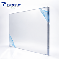 Dalle solide en polycarbonate anti-choc personnalisable sans joint 1220x1400x30mm pour éclairage de tunnels et travaux de cloisons transparentes