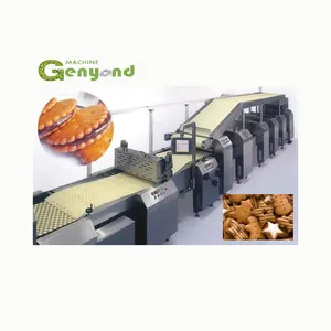 Biscuit Dây Chuyền Sản Xuất Đầy Đủ Tự Động Wafer Cookie Biscuit Làm Máy