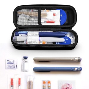 Youshares Insulin Cooler with Digital <b>Display</b> 7 Inch Travel Refrigerated Medicine Case with 2 TSA Ice Packs and Bag <b>Hook</b> - Product Image 2