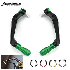 Pour Kawasaki <span class=keywords><strong>Z750</strong></span> <span class=keywords><strong>ninja</strong></span> 650 moto levier barre extrémité guidon protège-mains CNC aluminium accessoires protège-mains protecteur - Product Image 2