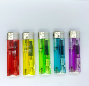 HP-P5L vente en gros <span class=keywords><strong>pas</strong></span> <span class=keywords><strong>cher</strong></span> en plastique JET FLAME LED briquet à gaz rechargeable et jetable autres briquets - Product Image 2