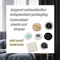 Savon de toilette miniature jetable de haute qualité 12g avec logo personnalisé pour hôtel, lavage du corps et du visage, hydratant, glycérine naturelle, voyage
