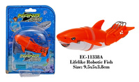 Mainan Anak Kartun Ikan Robotik Mirip Asli