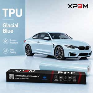ฟิล์มใสกันรอยรถยนต์ XP3M สีน้ำเงิน Deep Glacier Blue แบบ OEM เงา TPU ความหนา 7.5 มิล ซ่อมแซมตัวเองได้ ป้องกันรอยขีดข่วน ป้องกันการเหลือง ฐาน TPU Covestro - Product Image 1