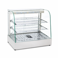 Vitrine chauffante commerciale de comptoir pour boulangerie, pâtisserie et pâtisseries