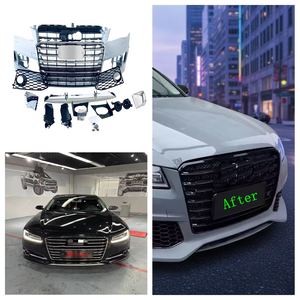 ชุดบอดี้คิทบัมเปอร์ RS8 S8สำหรับรถ <span class=keywords><strong>Audi</strong></span> A8 D5 2015 2016 <span class=keywords><strong>2017</strong></span> - Product Image 5