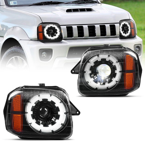 Faros Delanteros LED Completos Arcaicos para Suzuki Jimny JB23 JB33 JB43 2007-2017 con Animación de Encendido, Faros Delanteros JB23 - Product Image 1