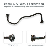 Tuyau de refroidissement en caoutchouc 4G0121081CS, tuyau de liquide de refroidissement, tuyau de rechange pour expansion et débordement du moteur pour Audi A6 C7 A7 S6 S7 RS7