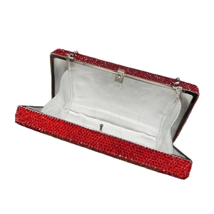 Bolso de Noche con Pedrería para Mujer, Cartera de Mano Brillante con Cristales, Bolso Extraíble para Cumpleaños o Vacaciones - Product Image 3