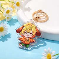 Meilleure Vente : Porte-clés en Acrylique Transparent Personnalisé Anime, Dessin Animé, Vente en Gros, Mignon et en Plastique