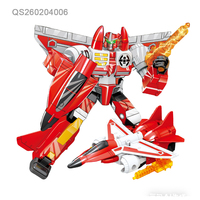 QS Novedad Juguetes de Robot Transformable DIY para Niños, 5 Estilos, Coches de Plástico Educativos Transformables, Vehículos de Juguete para Niños, Regalo