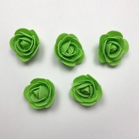 Mini Roses en mousse PE de 4cm faites à la main décoration murale de mariage floral artificiel doux décor de table de mariage de nouvel an saint valentin doux