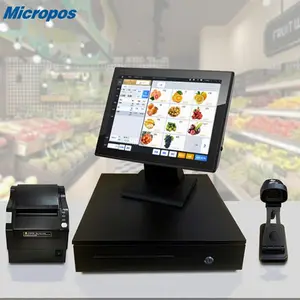 Hoge Kwaliteit 15 Inch Pos Machine Android Pos Systemen Windows Voor Restaurants