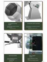 Robot culinaire multifonctionnel en acier inoxydable, nouveau petit mélangeur d'assaisonnements, pot de mélange haute performance, programmable, portable, électrique, pour snacks