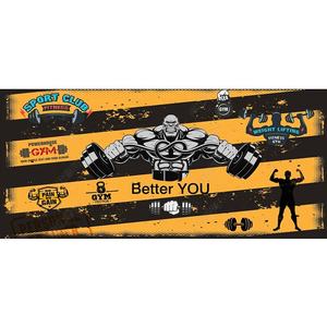 Su misura Per Il Fitness Bilanciere 3D design murales carta da parati per la Ginnastica - Product Image 6