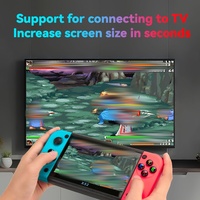 Konsol permainan layar 5.1 inci 32 Bit, Konsol permainan genggam portabel, pemutar Game 8GB 20000 + permainan datang