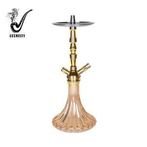 ชุดมอระกู่อลูมิเนียมแบบพกพาชุดเต็มชิชาชิชาชิชาอาหรับอาหรับ - Product Image 2