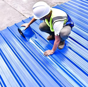 Feuille imperméable de toit en acier de couleur-PE, respectueux de l'environnement, effet de refroidissement, peler et coller facilement - Product Image 3
