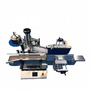 Machine d'étiquetage automatique de bureau entièrement automatique pour bouteilles rondes, applicateur d'étiquettes, type d'emballage en boîte - Product Image 2