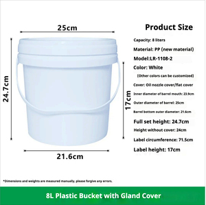 Fûts en plastique PP recyclable hermétique et antirouille de haute qualité OEM pour le stockage et le transport de la peinture, le stockage des produits chimiques - Product Image 4