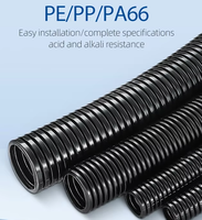 Tube ondulé flexible en spirale de PVC pour le conduit électrique résistant au feu de protection de câble métallique