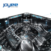 Bain à remous extérieur hydro-massant, très populaire, pour 6 personnes, en acrylique, modèle JOYEE, piscine spa extérieure