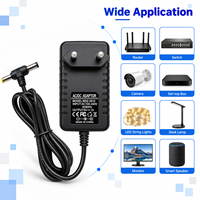Adaptateurs secteur muraux en T à angle droit 6V 1A avec connecteur DC personnalisé pour guirlandes lumineuses LED, lampes de bureau et enceintes intelligentes