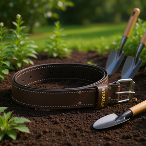 Ceinture en cuir Stanley de 1,5 pouce de largeur, porte-outils de jardin robuste - Product Image 3
