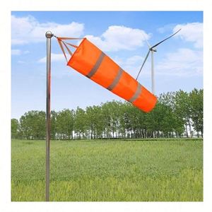 Drapéoanémomètre de haute qualité personnalisé pour aéroport, réfléchissant, pour extérieur, style fanion, direct usine - Product Image 5