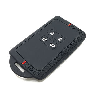Funda Protectora de Silicona Premium con Diseño de Panal de Abeja para Llaves de <span class=keywords><strong>Renault</strong></span>, Nissan y <span class=keywords><strong>Mitsubishi</strong></span>; Protector Universal para Llaves Inteligentes de 4 Botones - Product Image 3
