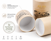 Tube Cylindrique en Papier Kraft pour Emballage Cadeau de Luxe pour Vêtements et Textiles, Logo Personnalisé, Finition Mate, Fournisseur OEM en Gros