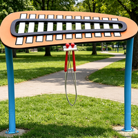 Custom Outdoor White Key Metallophone Kids Playground Percussion Instrument Wholesale