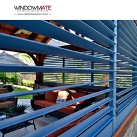 Store banne pare-soleil résidentiel pour villa, façade murale extérieure, ventilation décorative, pare-soleil extérieur imperméable et léger