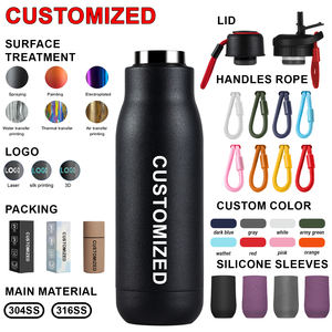 Sports Travel Stainless Steel Tumbler Double Vacuum Insulated Eco-Friendly <b>Large</b> Capacity Boiling Water Safe Water Bottle Straw - Product Image 3