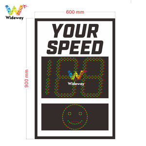 12ปีโรงงานความปลอดภัยการจราจร2หลักจอแสดงผลพลังงานแสงอาทิตย์หรือไฟฟ้า LED รถเรดาร์ความเร็วจำกัดป้าย - Product Image 2