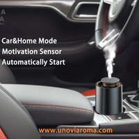 Portable Type C Voiture Diffuseur D'huiles Essentielles De Luxe USD Aroma Distributeur D'air Diffuseur Aromathérapie Parfum Air Touch Control Diffuseur