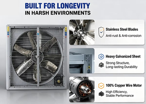 140L 23000CMH 220v 50hz Single Phase Indoor <b>AC</b> Portable Wall <b>Fan</b> Air Conditioner Home Air Cooler Shandong Factory Industrial Ven - Product Image 6