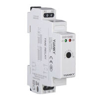 Pengatur Waktu Elektronik 1S 3S 6S 10S AC DC 12-240V Sakelar Waktu Yang Dapat Diprogram Digital Relai Kontrol Waktu Dipasang Rel DIN
