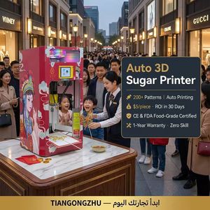 Máquina de fabricación de snacks con impresora 3D automática de azúcar con IA 2026 para pequeños negocios, ideas de máquinas, equipos para restaurantes - Product Image 1