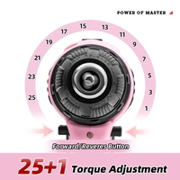Perceuse électrique industrielle rechargeable au lithium 12V rose, multifonction, avec visseuse à chocs, kit DIY pour usage domestique/commercial