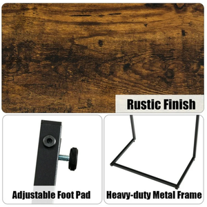 End Side khay cà phê sofa bảng hình chữ C máy tính xách tay TV Snack đứng với khung kim loại - Product Image 5