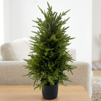 Plantes artificielles d'intérieur : Cyprès en pot, sapins en PE, décorations pour la maison, Noël, mariage, Nouvel An, bonsaïs, arbres de simulation