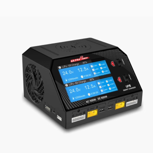 High Performance Dual Channel 600W Smart Plastic Wireless Battery Charger Overvoltage Protection 100-240V Drone Accessories